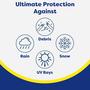 Deluxe 16' x 32' Oval Above Ground Winter Cover, 12-Year Warranty 5 Deluxe 12' x 24' Oval Above Ground Winter Cover, 12-Year Warranty