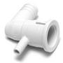 Waterway - Ozone Cluster 3/8in. Ribbed Barb Air x 3/4in. Ribbed Barb Water Ell Jet Body with Nozzle