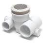 Waterway - Poly Gunite 1in. Slip Air x 1-1/2in. Water Slip Tee Jet Body Assembly with Top