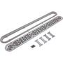 Aquastar - 32in. Channel Drain Flat Grate Anti-Entrapment Suction Outlet Cover with Frame, White