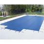 Polarshield - Deck Lock 16' x 32' Rectangle Mesh Safety Cover with Center End Step, Green - 18 Year Warranty