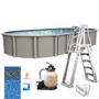 Excursion 18'x33' x 54" Oval Above Ground Pool Package 1 Excursion 18'x33' x 54" Oval Above Ground Pool Package